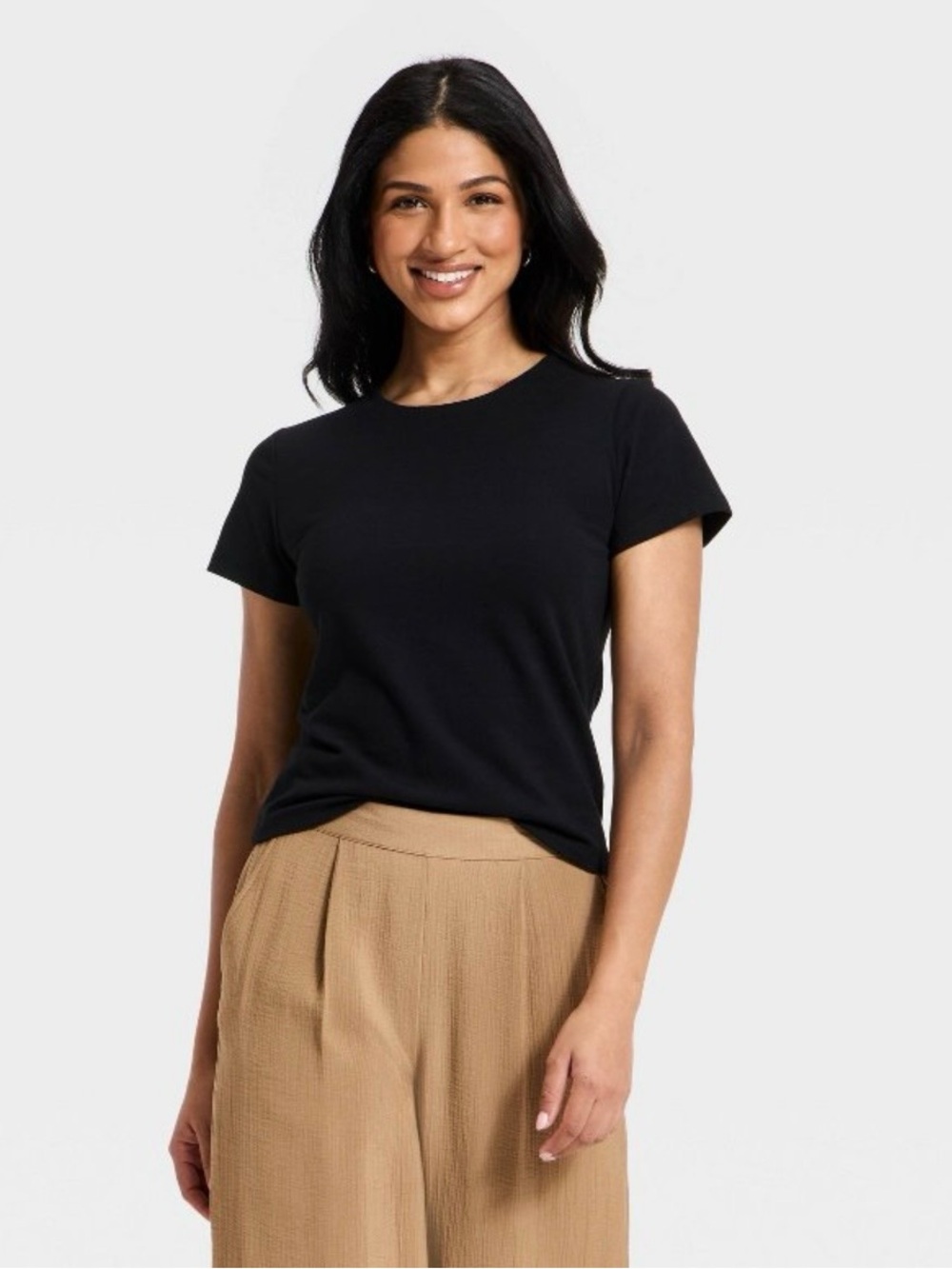 Women's Short Sleeve Sculpt T-Shirt
- A New Day™ Black M - NWT